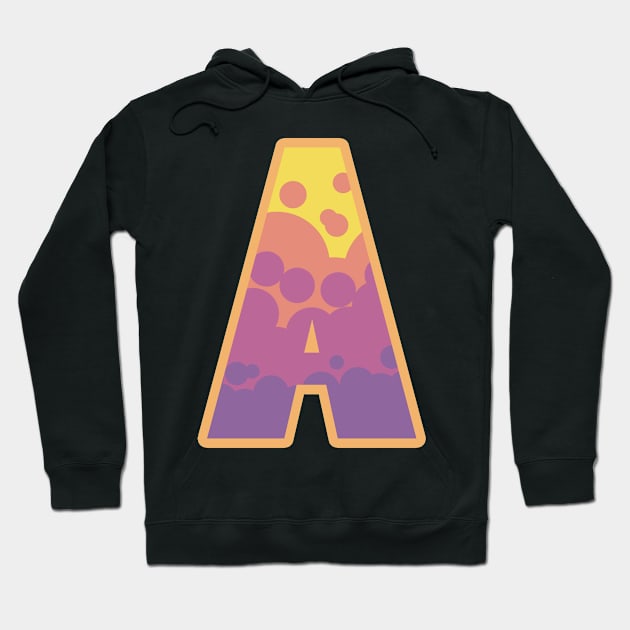 Fancy initial letter A - endless summer season mood Hoodie by LiquidLine